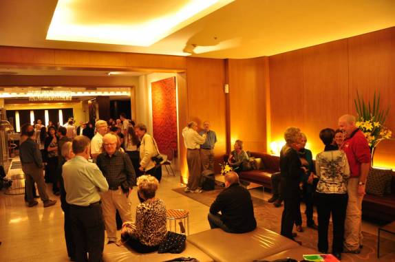 Encontro no saguão do hotel do grupo que vai para a Antártida, em Buenos Aires, na Argentina